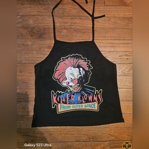 Veras Eyecandy x Black Killer Klowns from Outer Space Halter Top